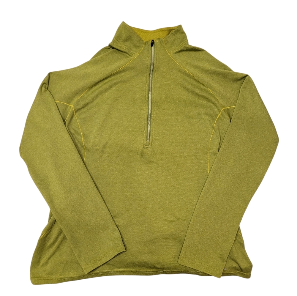 Patagonia Woman's Midweight Vintage Half-Zip Green Pullover Fleece